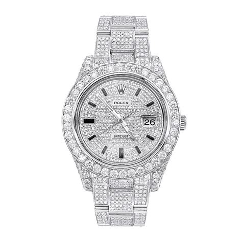 diamond encrusted rolex watch price|Rolex diamond bezel watches.